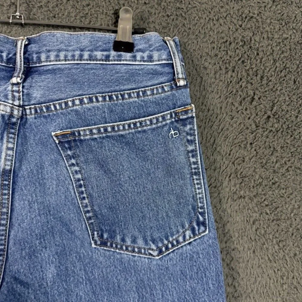rag & bone Jeans Mens 32x32 Blue Fit 1 Skinny Medium Wash Stretch Denim Pants